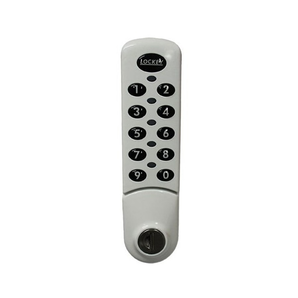 Digital Electronic Cabinet Lock Standard White Vertical